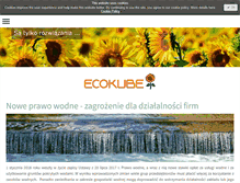 Tablet Screenshot of ecokube.pl